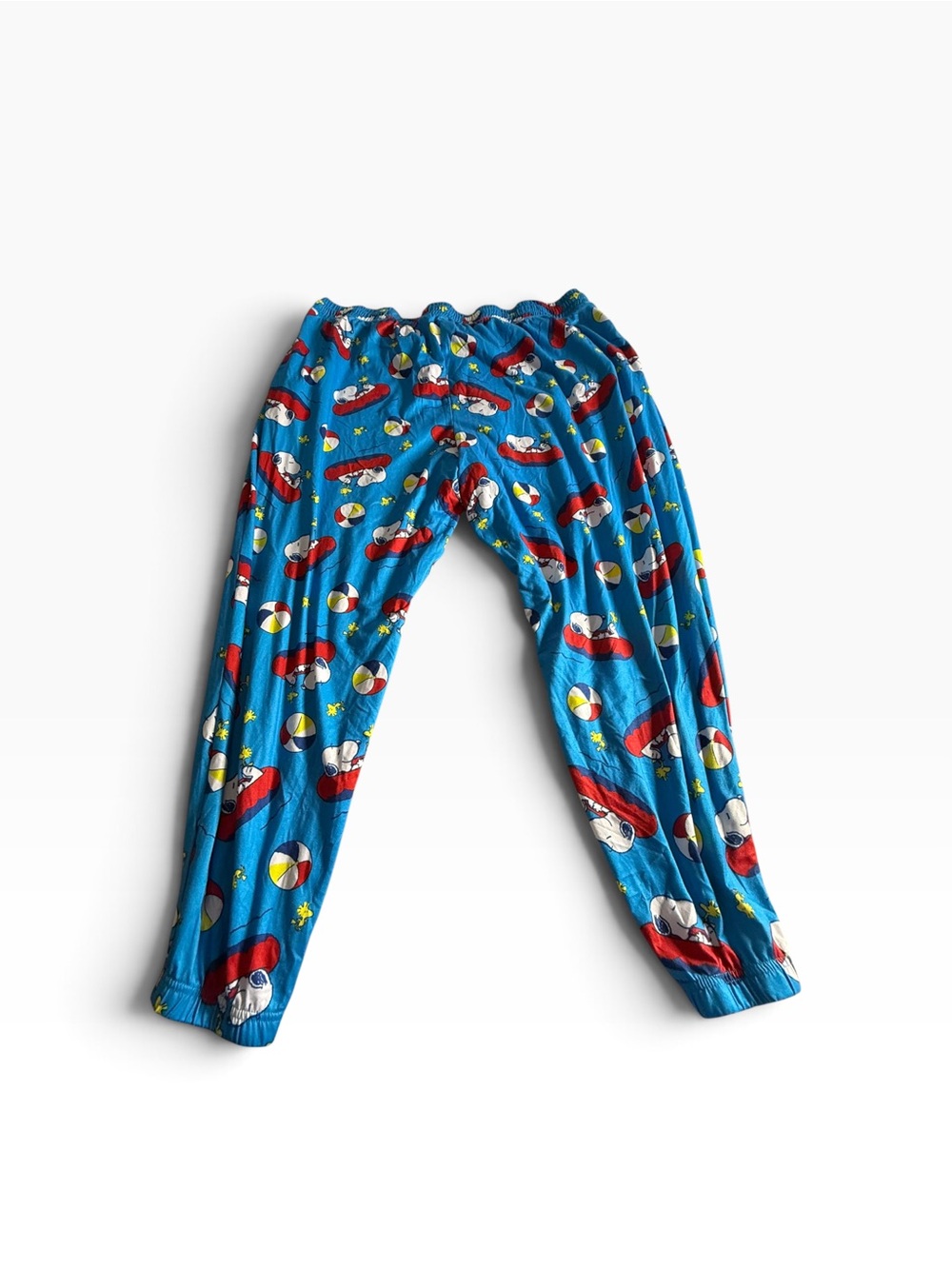 Peanuts Bright Blue Snoopy Beach Ball Pajama Pants